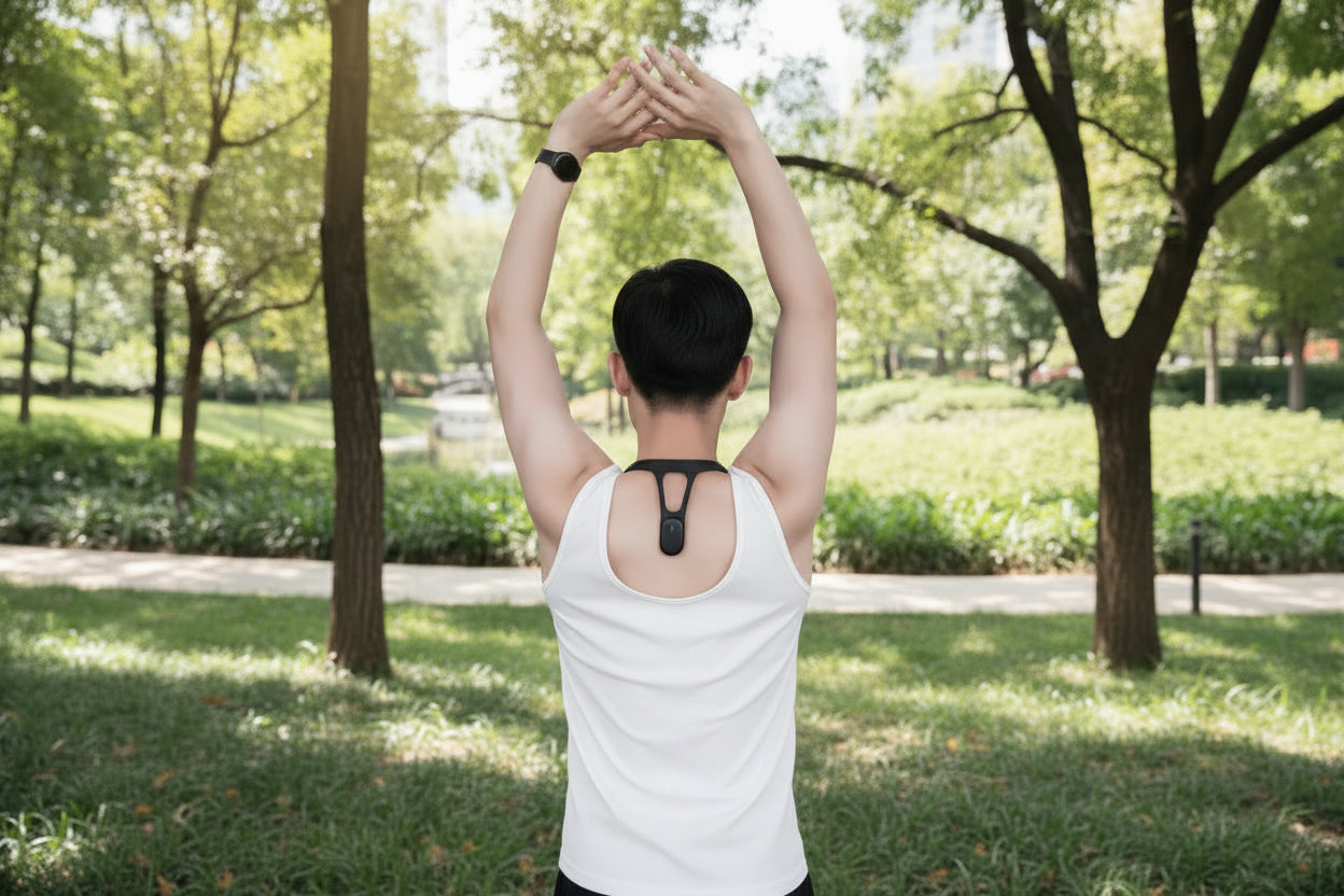 PostureBrother Smart Posture Trainer Black