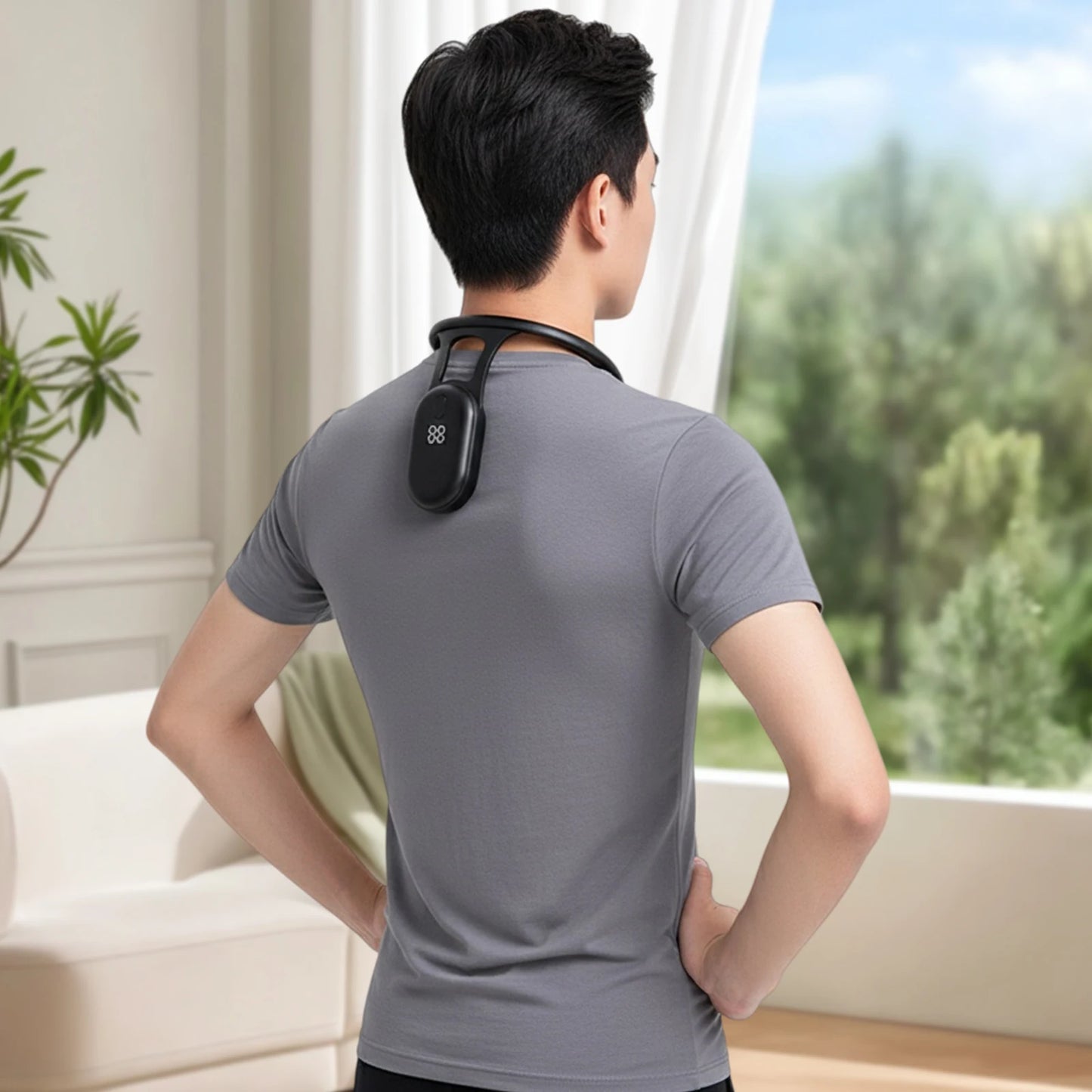 PostureBrother Smart Posture Trainer Black