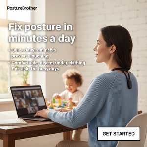PostureBrother Smart Posture Trainer Orange